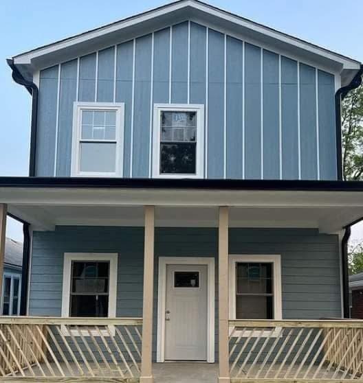 Finished home front view